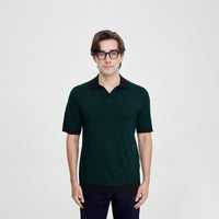 U.S. Polo Assn. Men’s Regular Fit Interlock Polo Shirt เสื้อโปโล สี Green